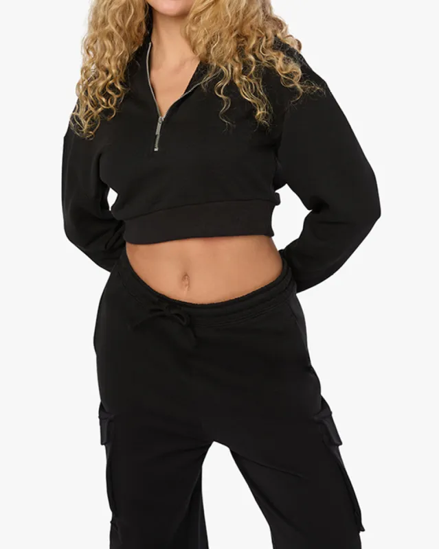 Half Zip Hoodie sold by WeWoreWhat
