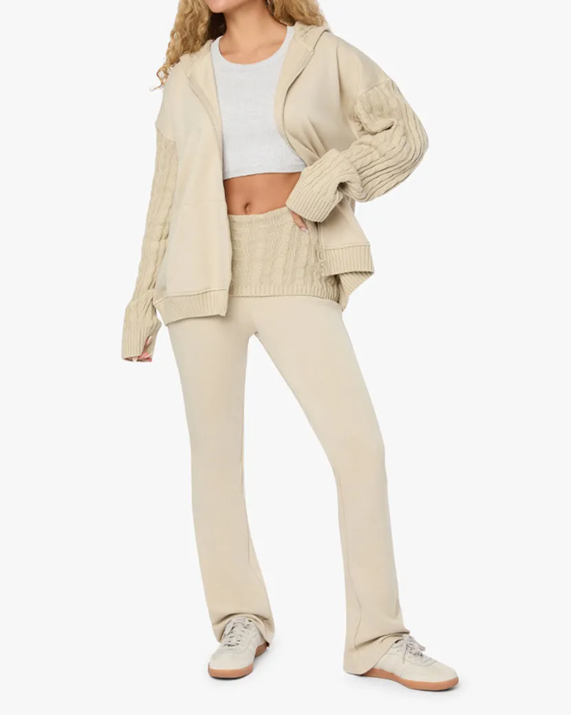 Cable Knit Roll Over Pant sold by WeWoreWhat product image thumbnail 3