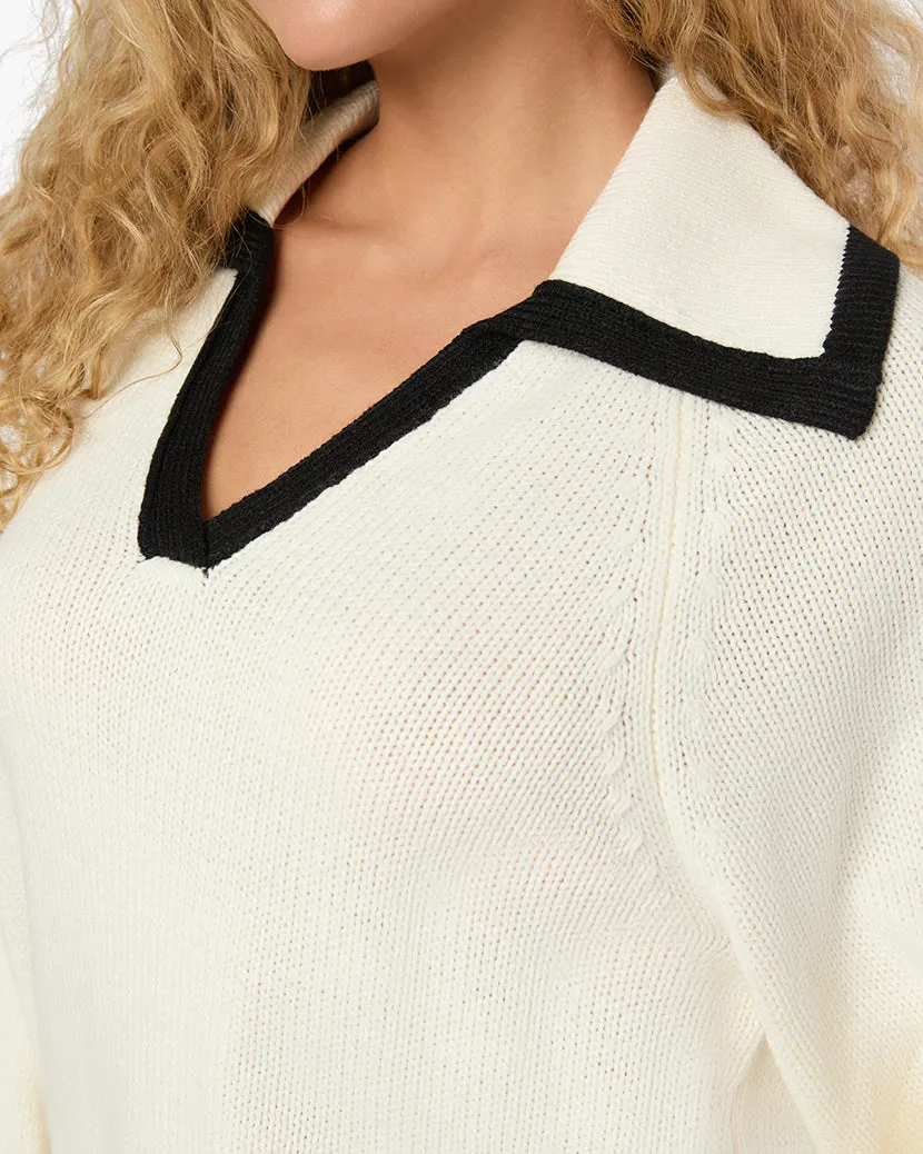 Collar V Neck Sweater sold by WeWoreWhat product image thumbnail 4