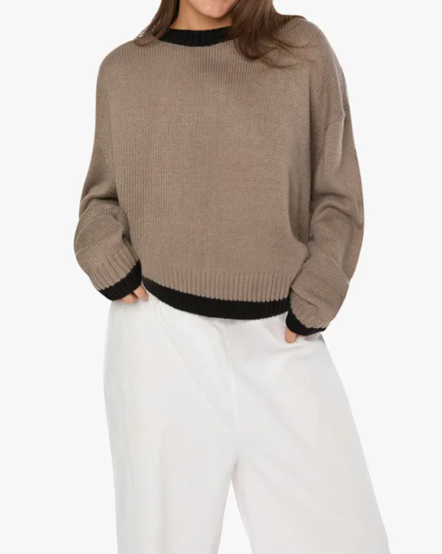 Oversized Crew Neck Sweater sold by WeWoreWhat