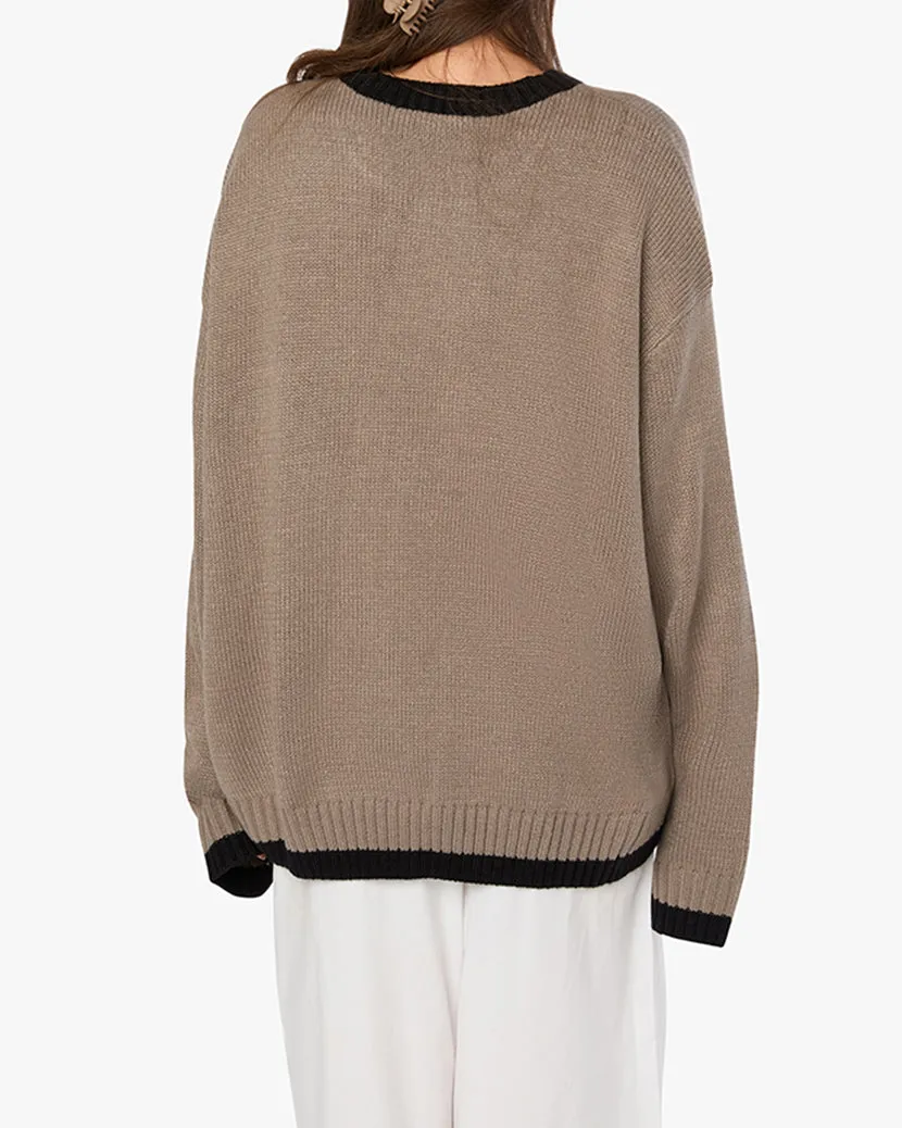 Oversized Crew Neck Sweater sold by WeWoreWhat product image thumbnail 5