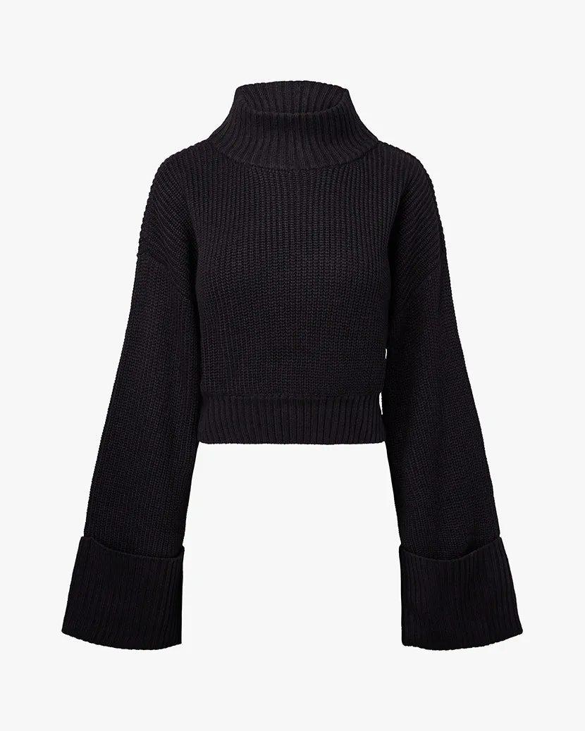 Cropped Turtle Neck Sweater sold by WeWoreWhat product image thumbnail 2