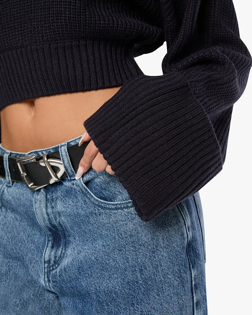 Cropped Turtle Neck Sweater sold by WeWoreWhat product image thumbnail 5