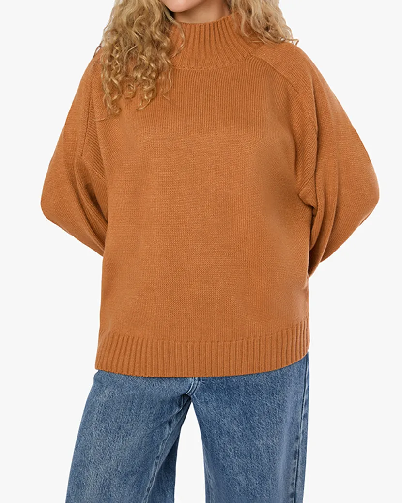 Oversized Funnel Neck Sweater sold by WeWoreWhat