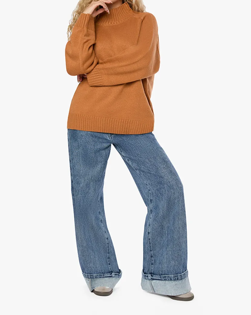 Oversized Funnel Neck Sweater sold by WeWoreWhat product image thumbnail 3