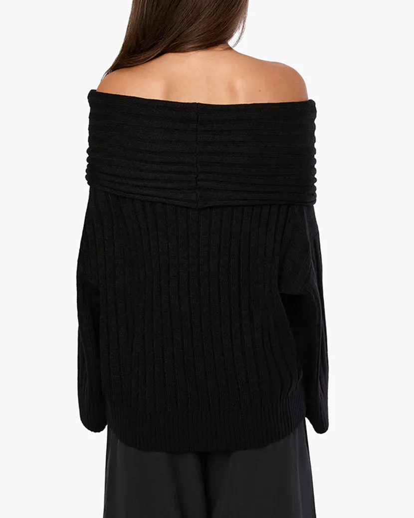 Oversized Off Shoulder Sweater sold by WeWoreWhat product image thumbnail 5