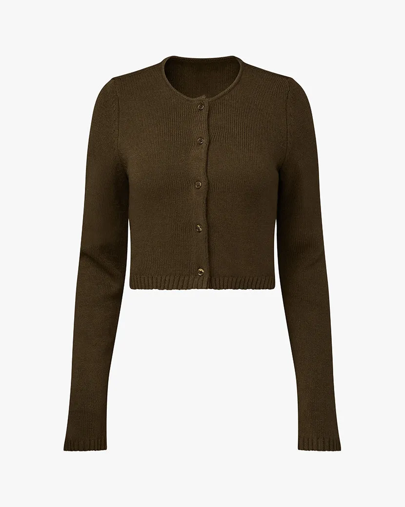 Boxy Crewneck Cardigan sold by WeWoreWhat product image thumbnail 2