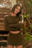 Boxy Crewneck Cardigan sold by WeWoreWhat