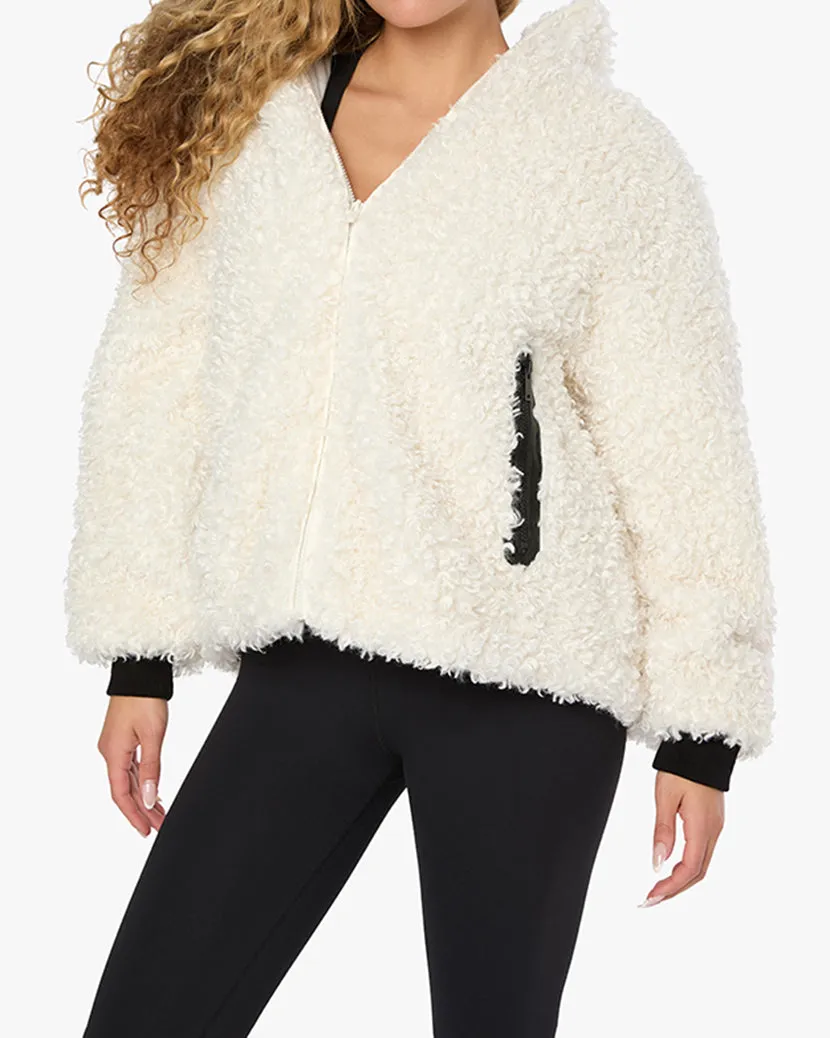 Sherpa Hooded Jacket sold by WeWoreWhat