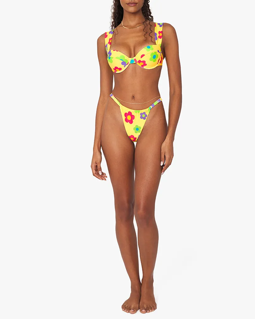 Claudia Retro Daisies Bikini Top sold by WeWoreWhat product image thumbnail 5