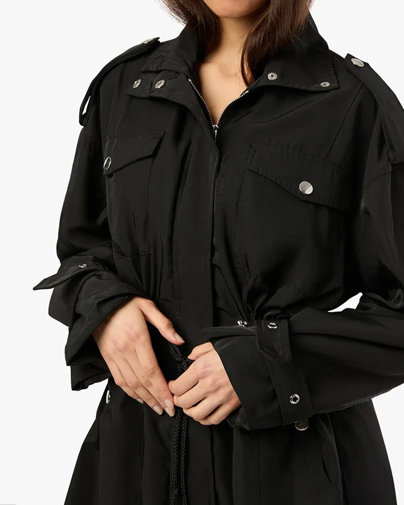 Cinched Waist Anorak Jacket sold by WeWoreWhat product image thumbnail 4