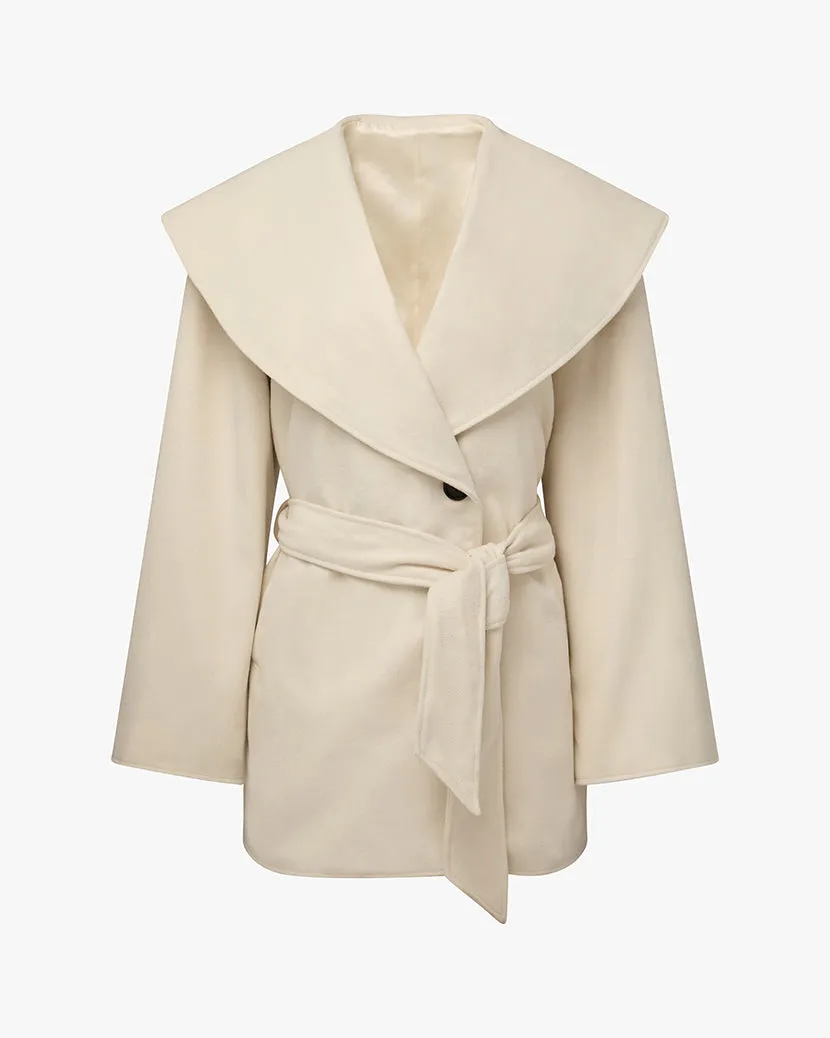 Shawl Collar Wool Coat sold by WeWoreWhat product image thumbnail 2