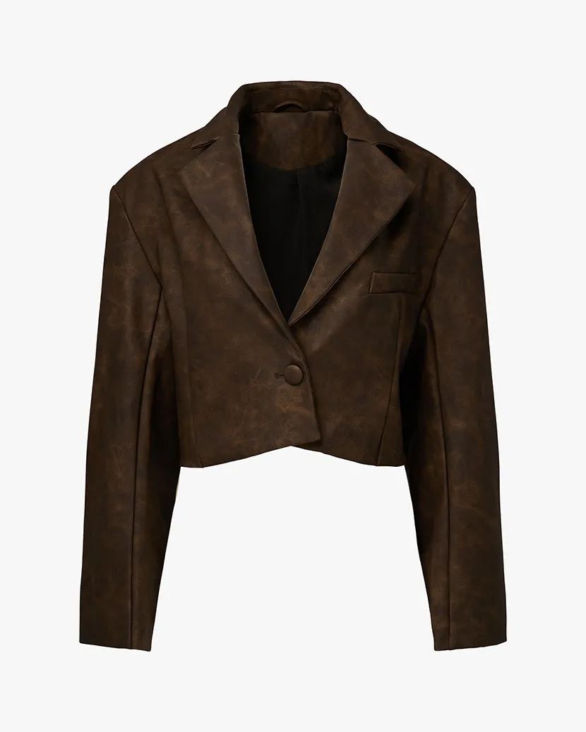 Patina Cropped Blazer sold by WeWoreWhat product image thumbnail 2