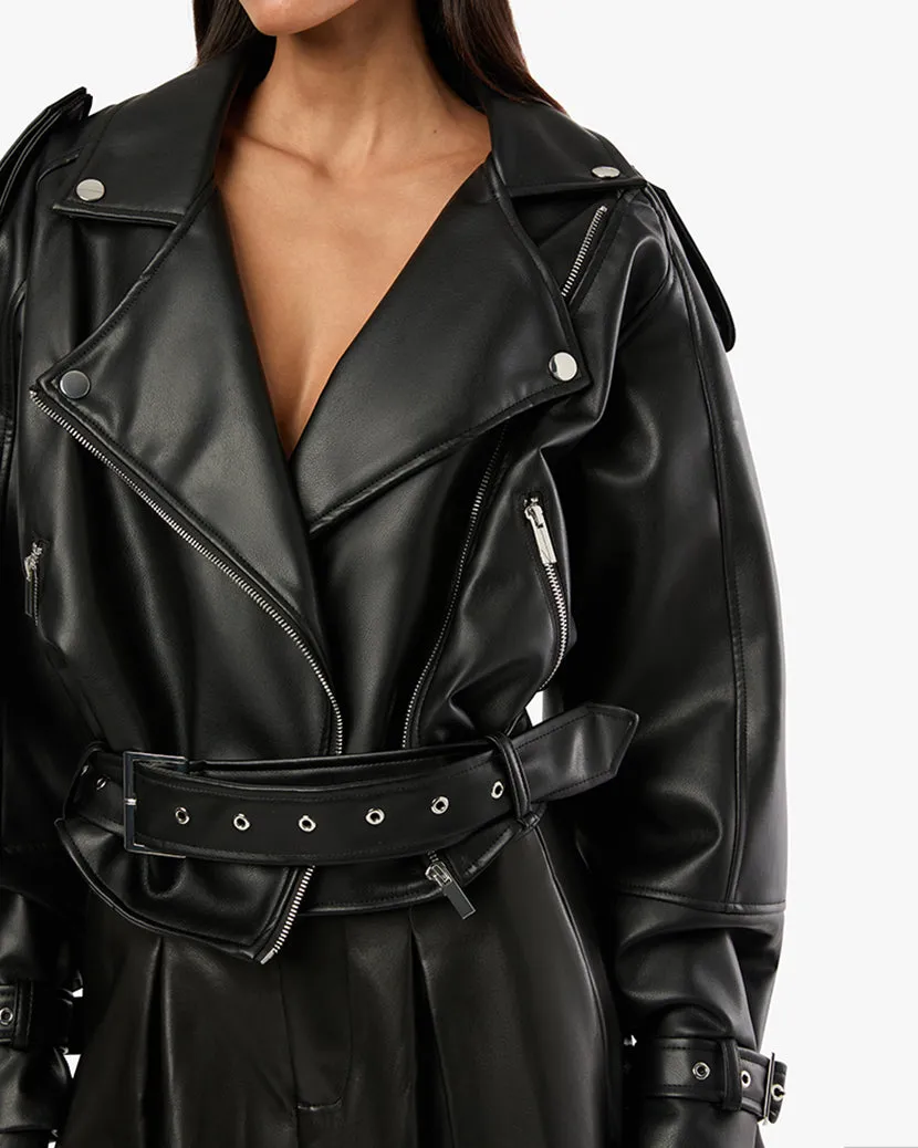 Cropped Moto Jacket sold by WeWoreWhat product image thumbnail 5