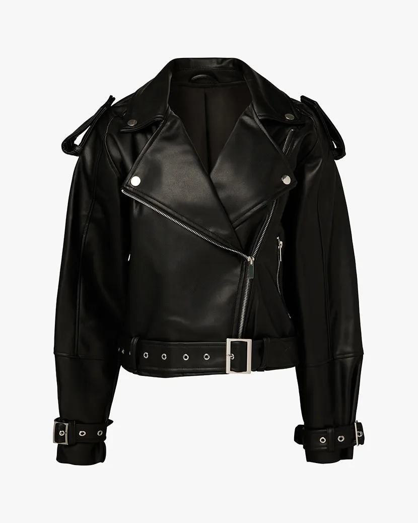 Cropped Moto Jacket sold by WeWoreWhat product image thumbnail 2