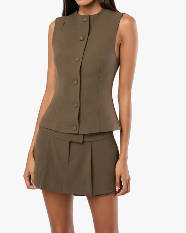 Button Down Vest made by WeWoreWhat