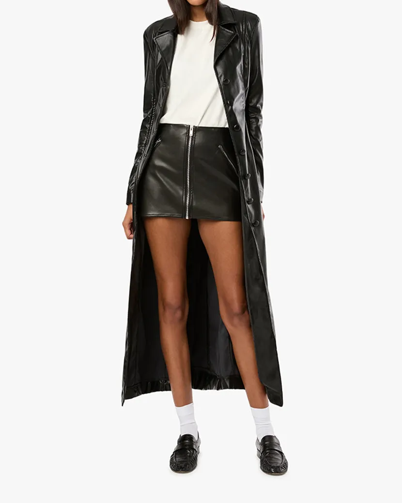 Vegan Leather Mini Skirt sold by WeWoreWhat product image thumbnail 3
