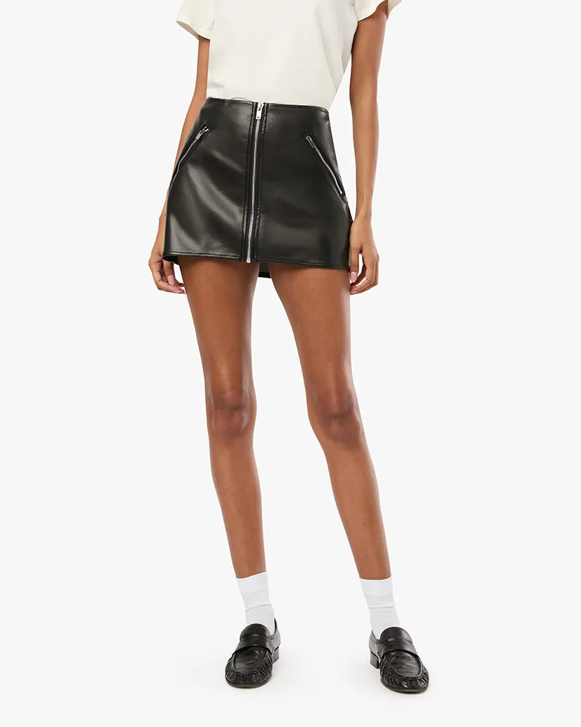 Vegan Leather Mini Skirt sold by WeWoreWhat