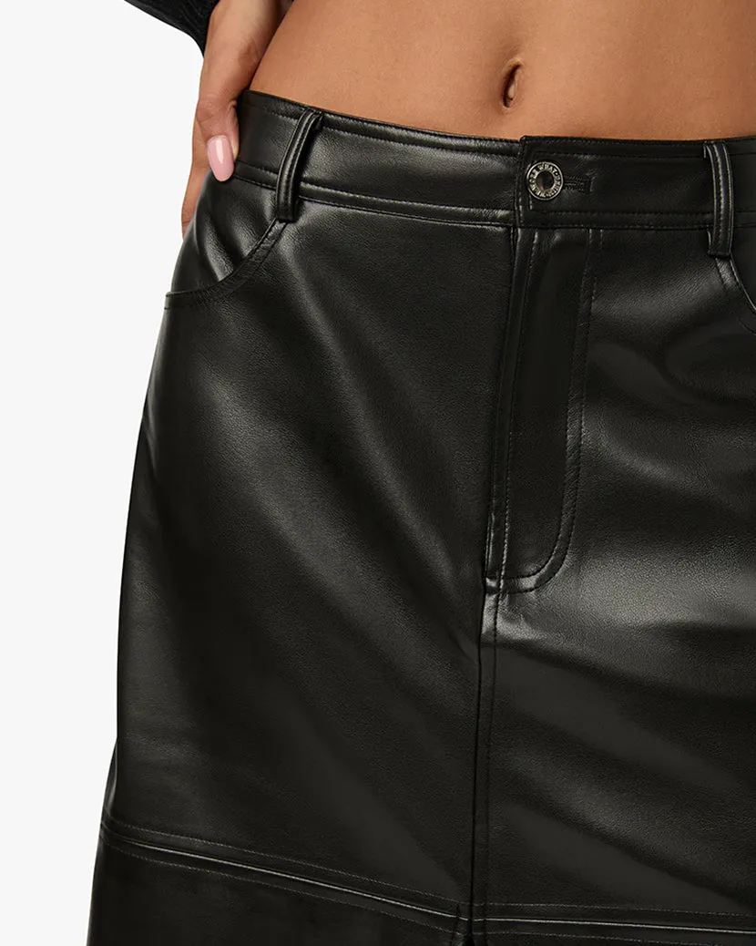 Vegan Leather Maxi Skirt sold by WeWoreWhat product image thumbnail 5