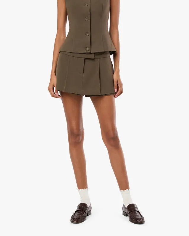 Mini Suiting Skort sold by WeWoreWhat