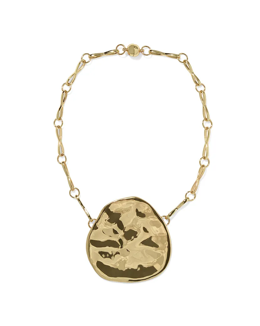 Hammered Plate Necklace sold by WeWoreWhat product image thumbnail 2