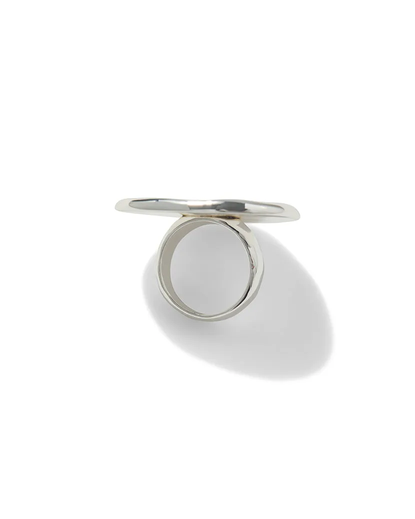 Hammered Plate Ring sold by WeWoreWhat product image thumbnail 4