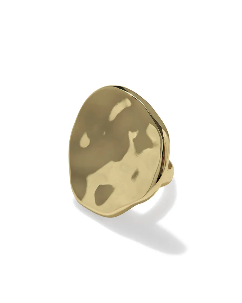 Hammered Plate Ring sold by WeWoreWhat product image thumbnail 2