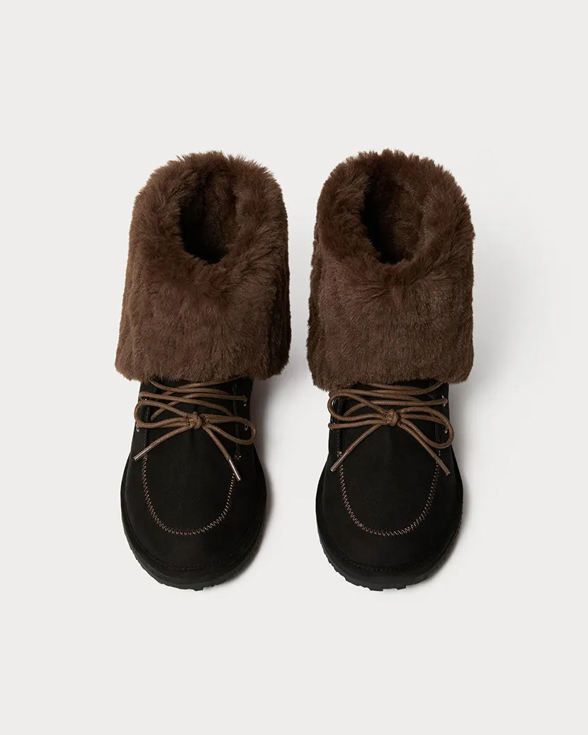 Fold Over Fur Bootie sold by WeWoreWhat product image thumbnail 2