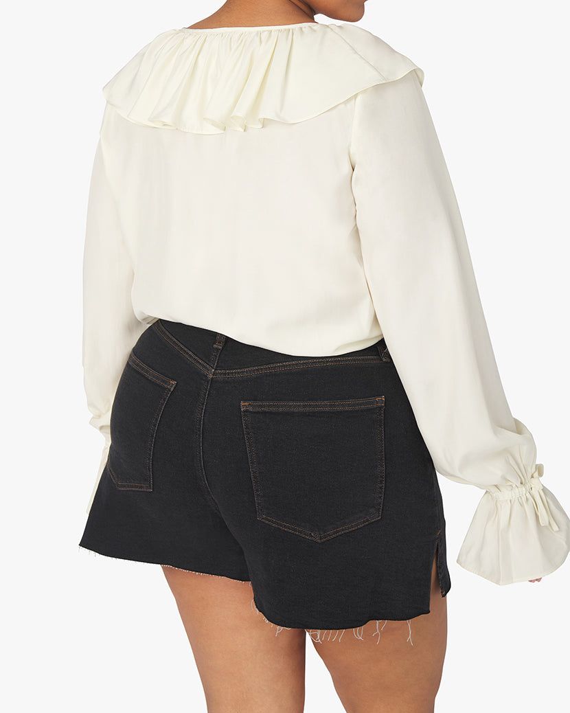 Ruffle Poplin Blouse sold by WeWoreWhat product image thumbnail 5