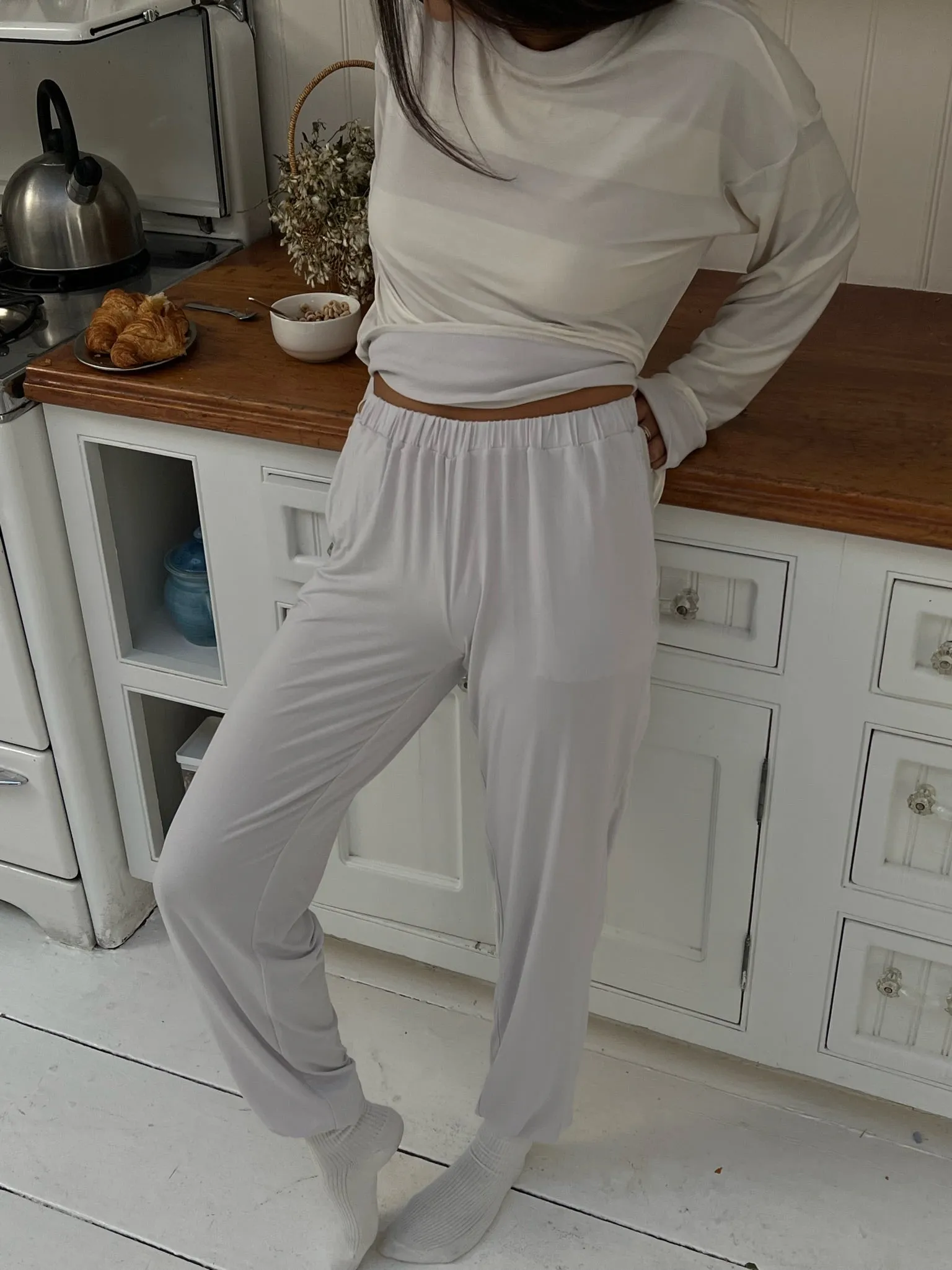 Oversized Long Sleeve Crewneck Top sold by WeWoreWhat product image thumbnail 3