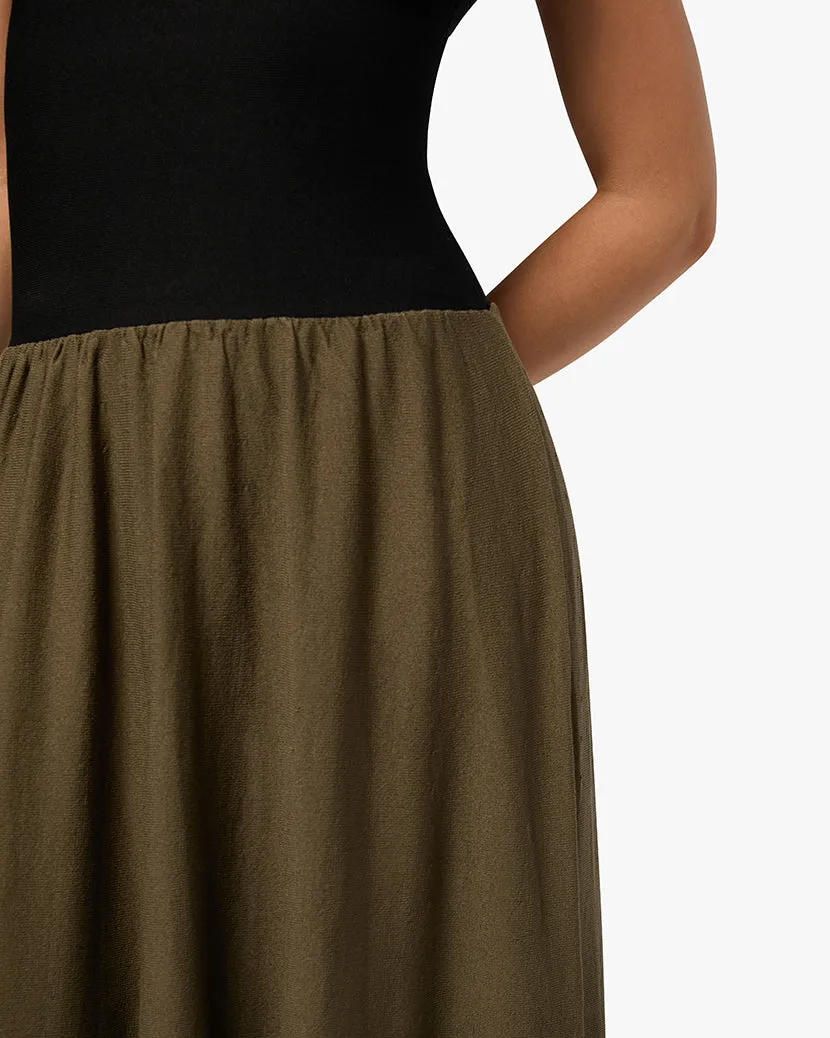 Deep V Corset Maxi Dress sold by WeWoreWhat product image thumbnail 4