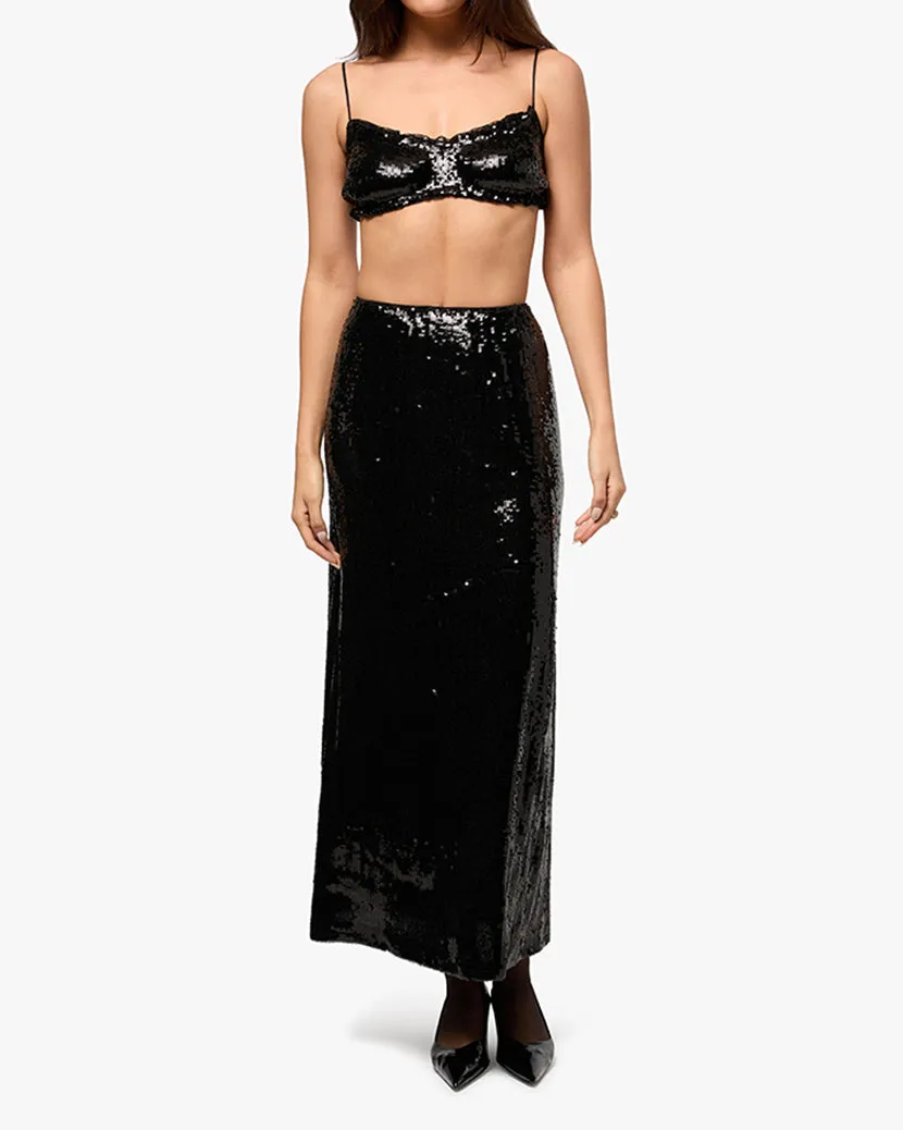 Straight Sequin Skirt sold by WeWoreWhat product image thumbnail 4