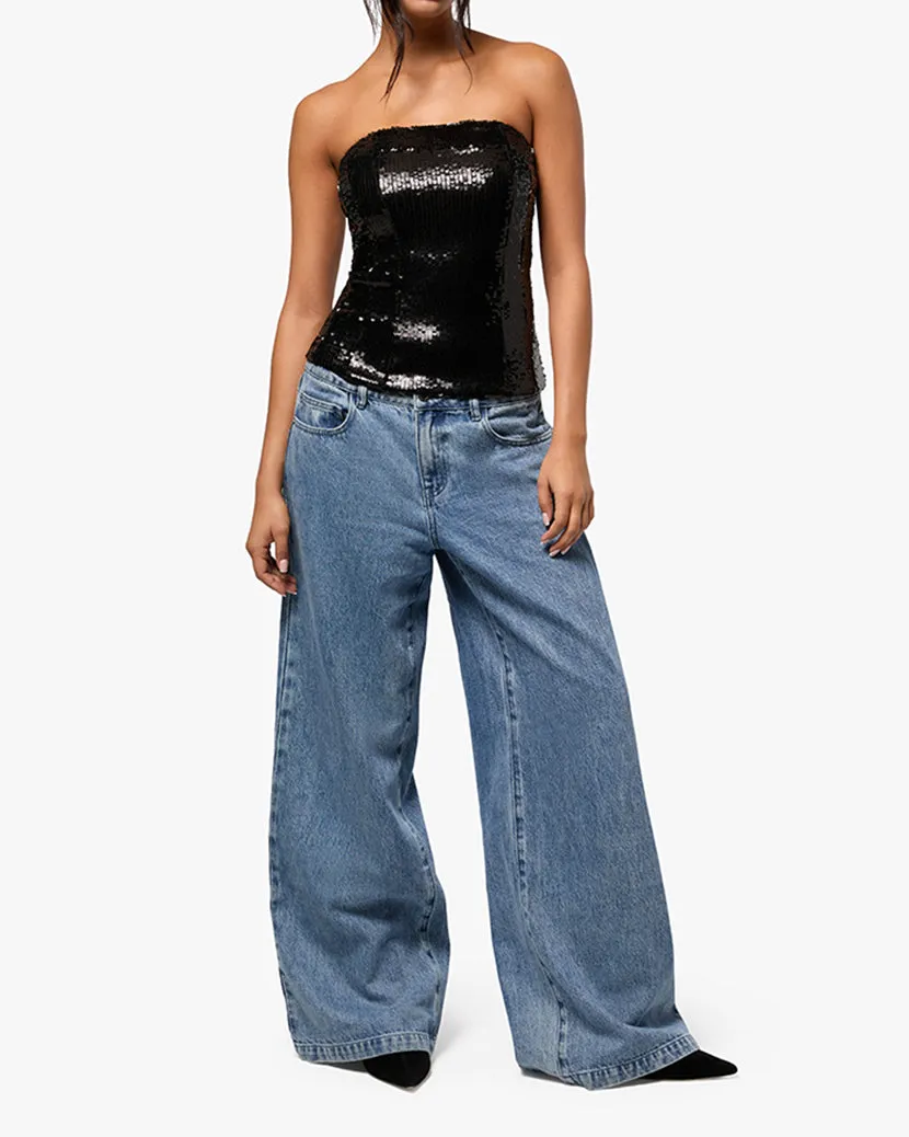 Sequin Corset Top sold by WeWoreWhat product image thumbnail 3