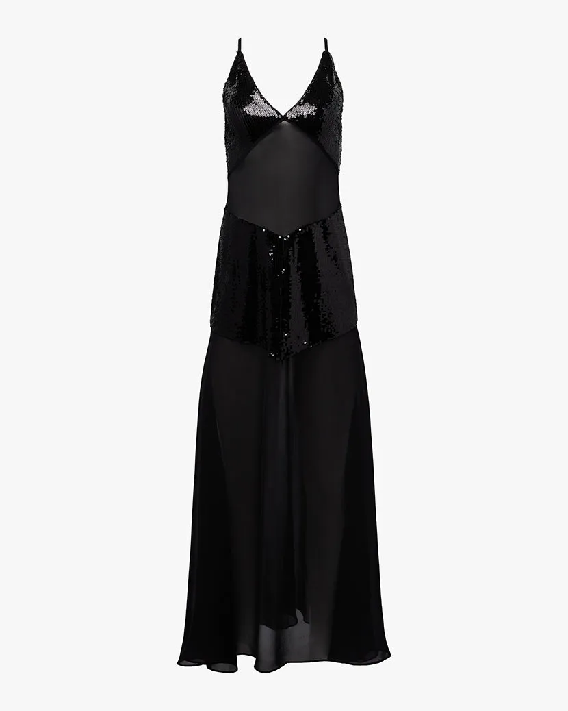 Sheer Panel Maxi Dress sold by WeWoreWhat product image thumbnail 2