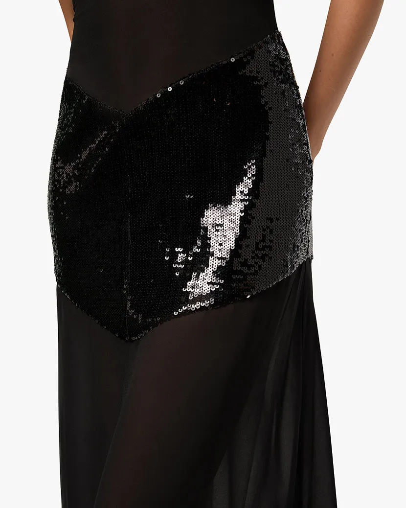 Sheer Panel Maxi Dress sold by WeWoreWhat product image thumbnail 5