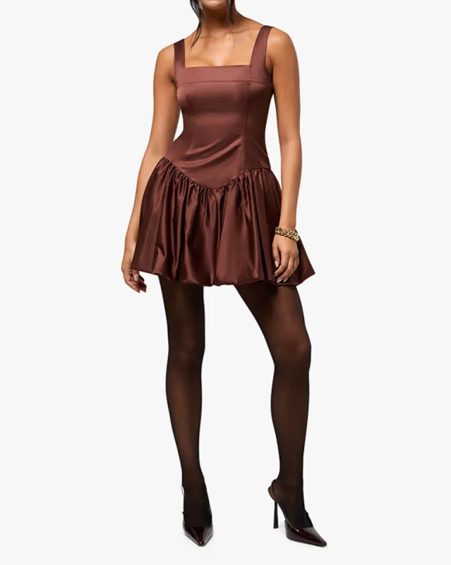 Bubble Skirt Corset Mini Dress sold by WeWoreWhat