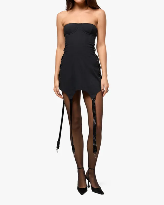 Corset Garter Mini Dress made by WeWoreWhat