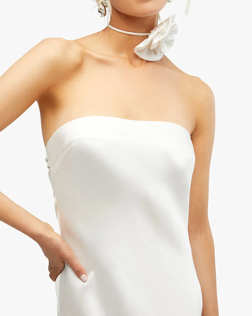 Strapless Silky Maxi Dress sold by WeWoreWhat product image thumbnail 4