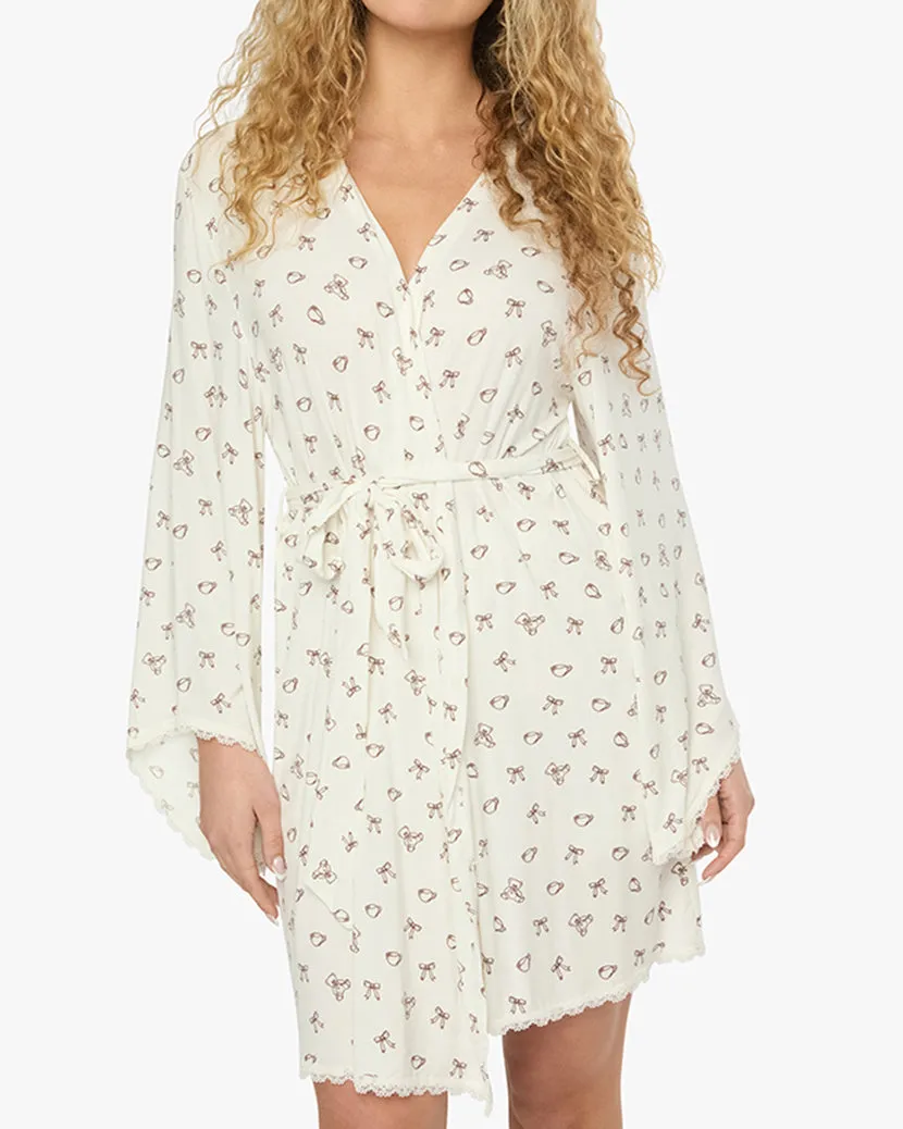 Lace Trim Robe sold by WeWoreWhat product image thumbnail 4