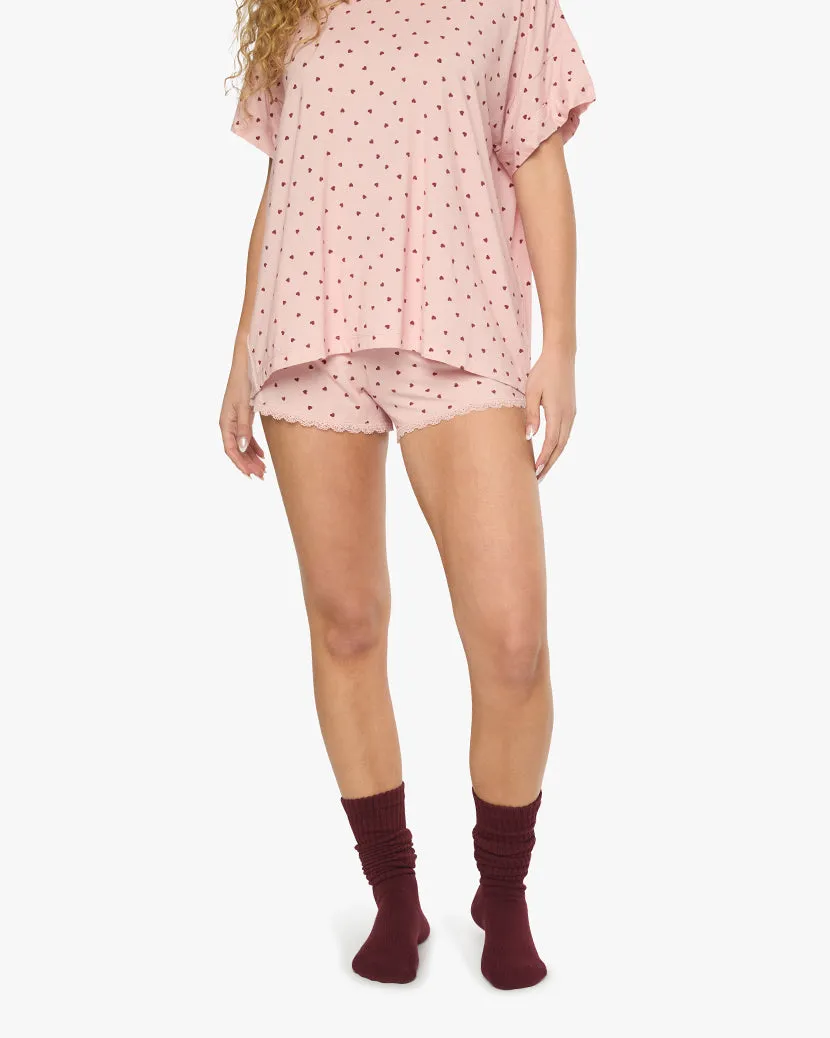 Lace Trim Sleep Short sold by WeWoreWhat