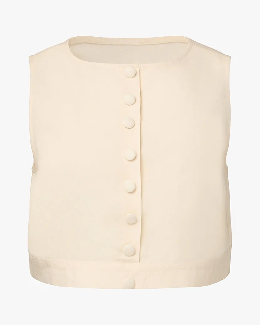 Boxy Linen Boatneck Top sold by WeWoreWhat product image thumbnail 2