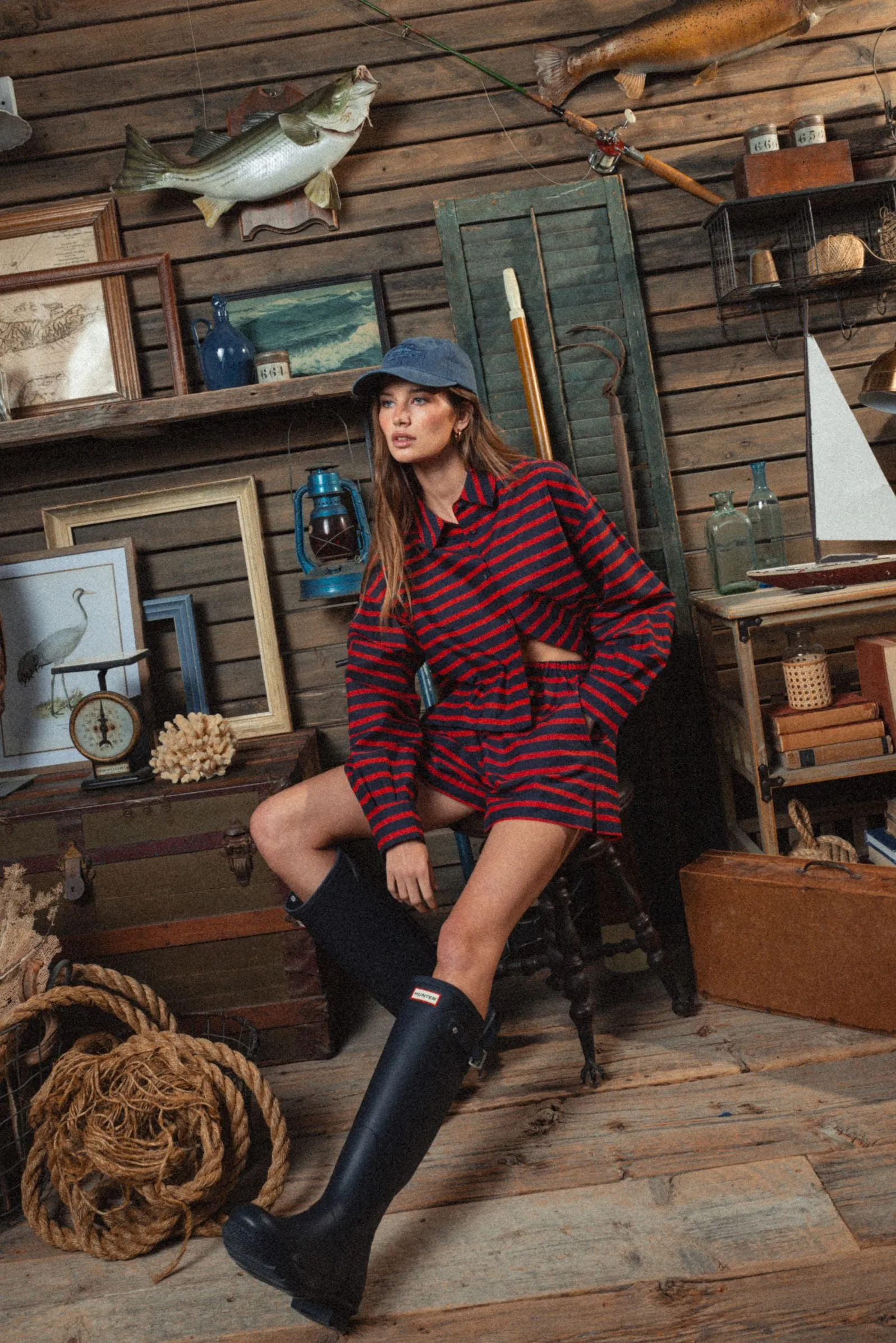 Long Sleeve Crop Button Down Shirt sold by WeWoreWhat product image thumbnail 3