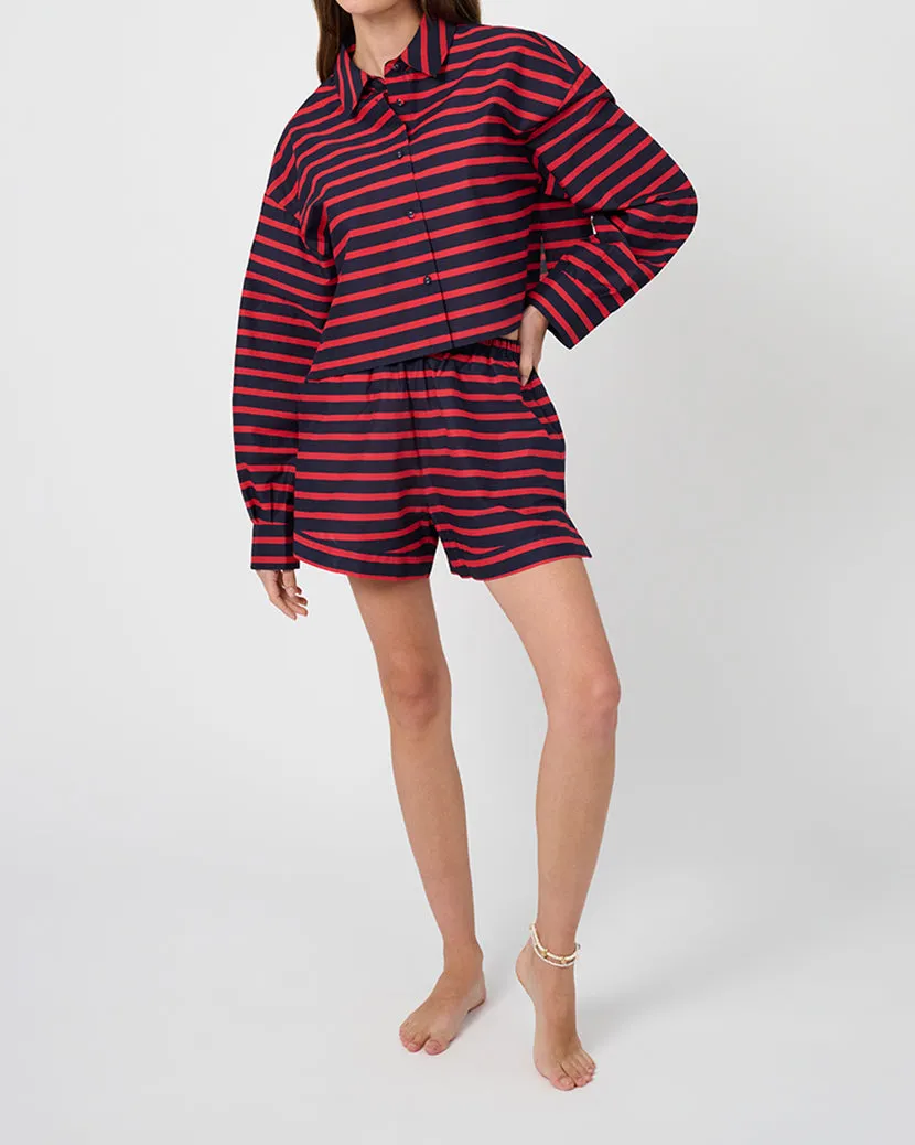 Long Sleeve Crop Button Down Shirt sold by WeWoreWhat product image thumbnail 4