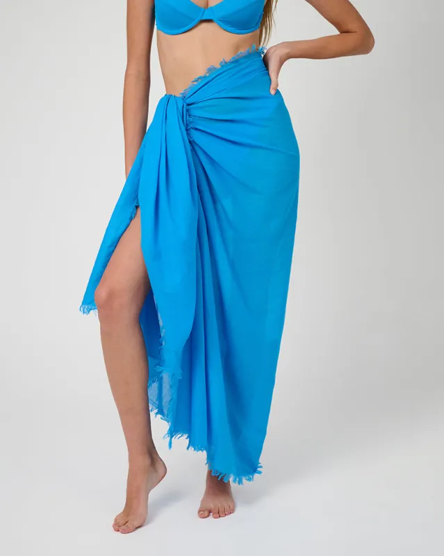Raw Edge Maxi Sarong sold by WeWoreWhat
