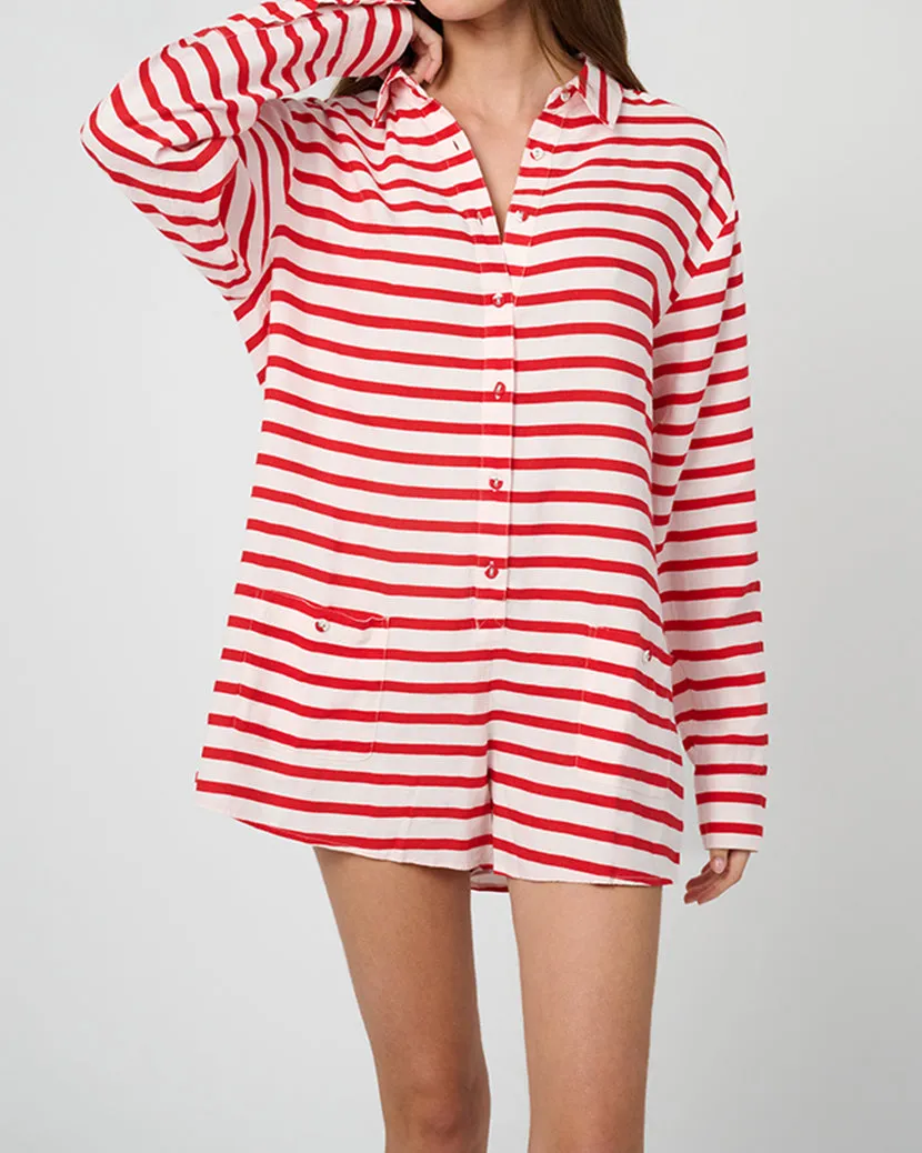 Linen Beach Romper sold by WeWoreWhat product image thumbnail 4