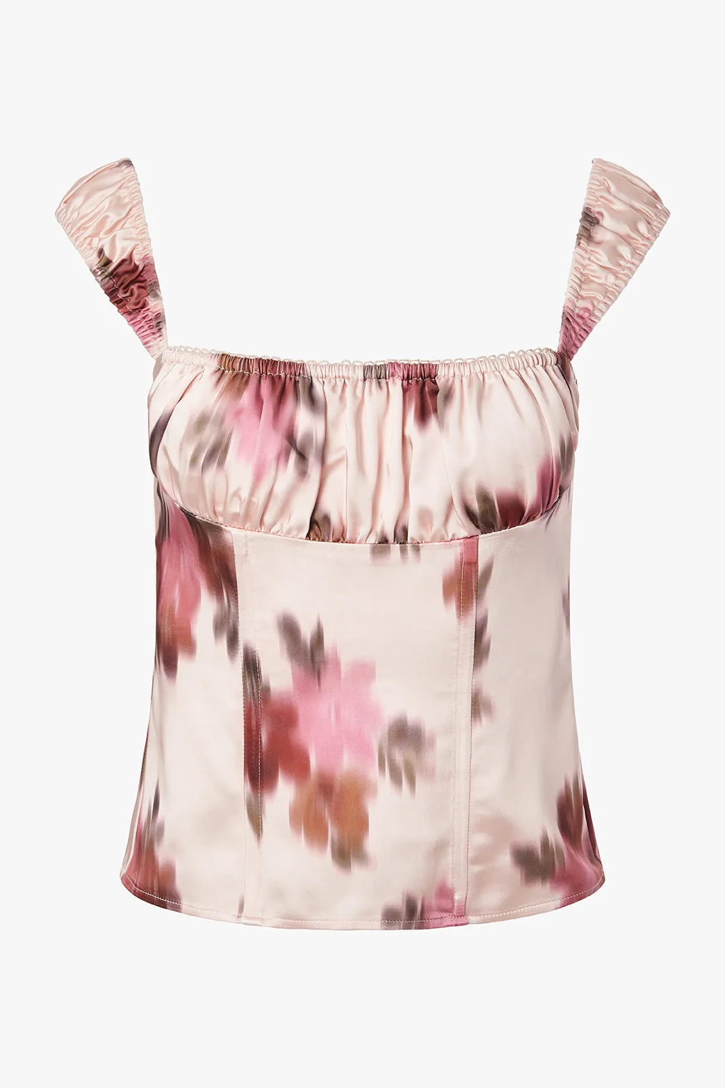 Wide Strap Ruched Cup Corset sold by WeWoreWhat product image thumbnail 2