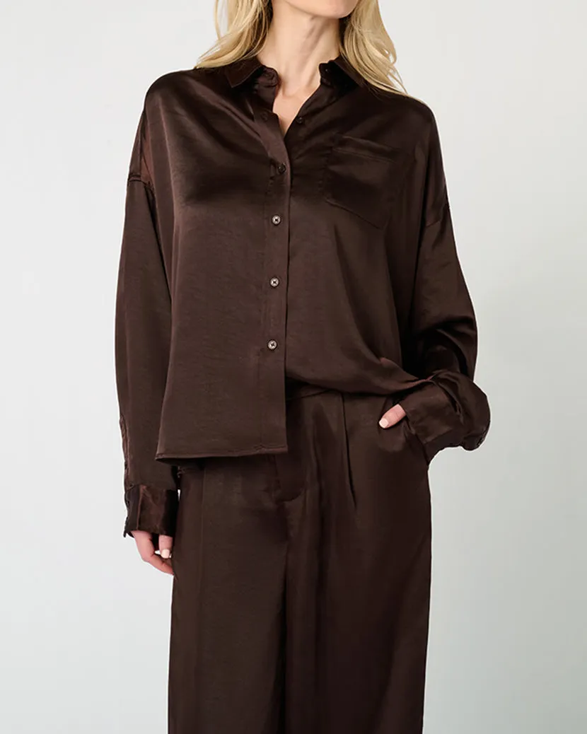 Cropped Button Front Shirt sold by WeWoreWhat