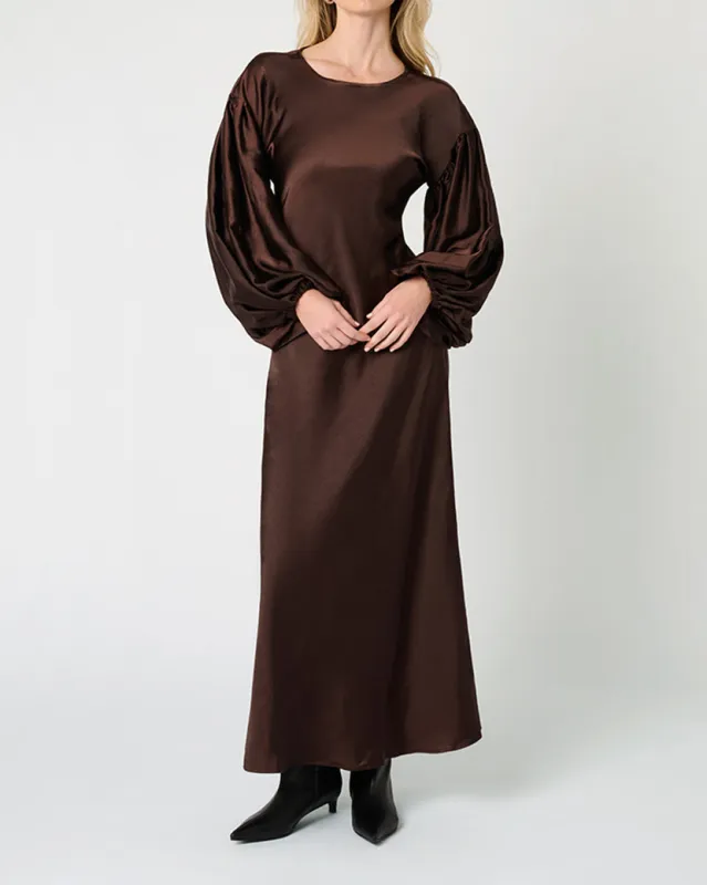 Balloon Sleeve Maxi Dress sold by WeWoreWhat