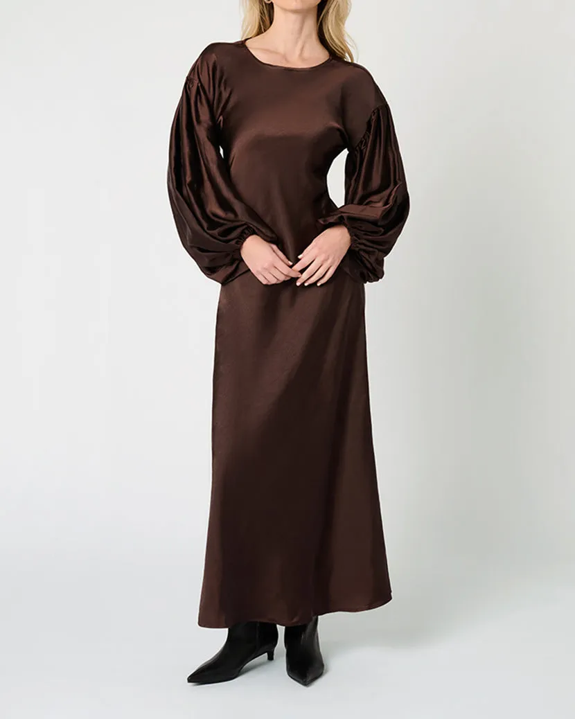 Balloon Sleeve Maxi Dress sold by WeWoreWhat