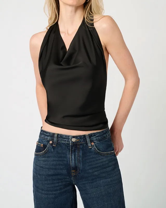 Halter Cowl Neck Top sold by WeWoreWhat